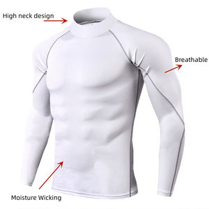 Fabricant de T-shirts de compression pour le kickboxing pour hommes |   Vêtements d'entraînement professionnels - Product Image 2