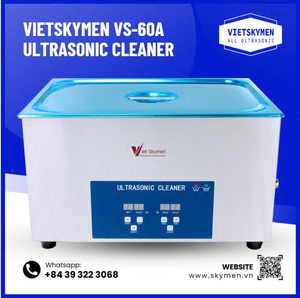 Nettoyeur à ultrasons intelligent 15L avec chauffage 40kHz 360W pour le nettoyage en profondeur des outils, des pièces et des équipements OEM VietSkymen VS-60A - Product Image 4