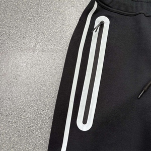 Tech Fleece <b>Windrunner</b> <b>Jacket</b> – Reflective Striped Zip Hoodie for Men, Custom Logo OEM Sportswear Supplier - Product Image 6