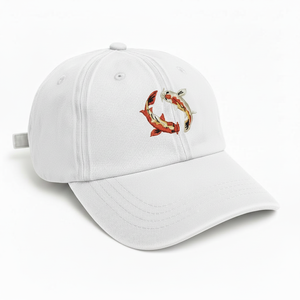 Adjustable Baseball 6 Panel Summer <b>Hat</b> <b>Flat</b> Brim Custom Logo Embroidery Vintage Wash Fashion 100% Acrylic OEM ODM - Product Image 1