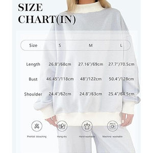 เสื้อสเวตเชิ้ตคอเต่าผู้หญิง OEM ผ้าฝ้ายฟลีซ ฮู้ดดี้ พิมพ์โลโก้ตามสั่ง ปักลาย  ชุดลำลอง ผู้ผลิตและจำหน่ายขายส่ง - Product Image 6