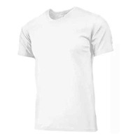 T-shirt à manches courtes pour homme, col rond, coupe classique, décontracté, 100% coton jersey tricoté, couleur unie, design simple
