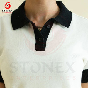 เสื้อเชิ้ตผ้าฝ้ายวินเทจ แขนสั้น สไตล์ลำลอง ถักทอเป็นมิตรกับสิ่งแวดล้อม ปักลายด้านหน้า ระบายอากาศได้ดี เสื้อผู้หญิง - Product Image 4