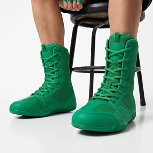 Dumela Adult Customizable Boxing <b>Boots</b> Leather <b>High</b> <b>Top</b> Training Shoes Eco-Friendly Breathable Comfortable Durable - Product Image 2