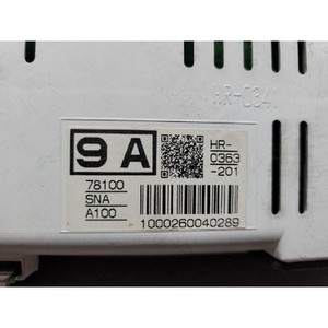 ชุดหน้าปัดรถยนต์มือสอง Civic รุ่น 78100SNAA100 - Product Image 6