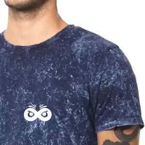 T-shirt ample imprimé respirant style streetwear délavé à l'acide pour homme – Vente chaude – 100 % coton léger – T-shirts délavés à l'acide pour homme - Product Image 4