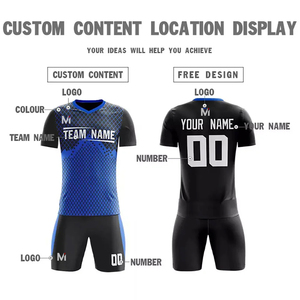 Tenue d'équipe de football professionnelle personnalisée, uniforme de football imprimé par transfert thermique, 100% polyester respirant, séchage rapide, sport - Product Image 3