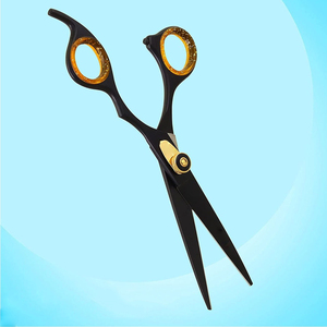 Ciseaux de barbier professionnels en acier inoxydable avec lame tranchante pour la coupe et le coiffage des cheveux, fournitures de salon de coiffure - Product Image 4