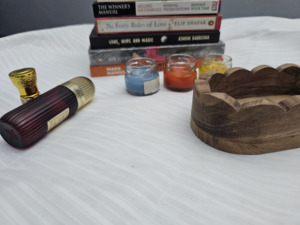 Cuenco Rectangular de Madera Natural Hecho a Mano para Decoración del Hogar y Fabricación de Velas, Artesanía CC-WCDB - Product Image 3