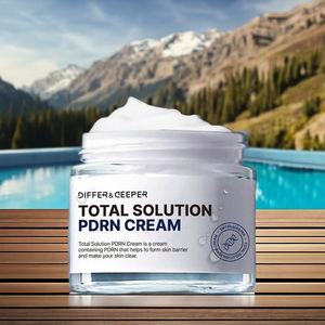 Differ&Deeper Total Solution PDRN Cream 70ml, Crema PDRN para una Piel Radiante, Regeneradora, Calmante, Refinadora de Poros, K-Beauty, Cuidado de la Piel - Product Image 1