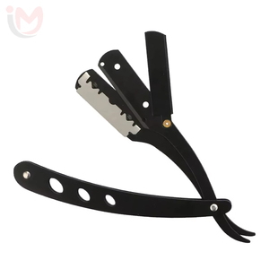 Manufacturer Wholesale Disposable Face Folding Straight Edge Single <b>Blade</b> Shaving <b>Razor</b> Replacement <b>Blades</b> - Product Image 1