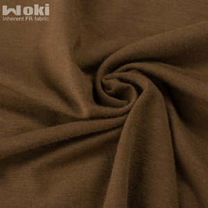 265gsm 65% Modacrylic <span class=keywords><strong>30</strong></span>% Algodón 5% Elastano Retardante de llama Costilla elástica 1*1 Tela de ropa de trabajo - Product Image 3