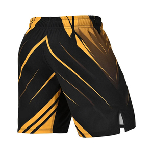 Shorts décontractés taille haute en tissu élastique, écologiques, respirants, par sublimation, pour vêtements, couleur or - Product Image 6