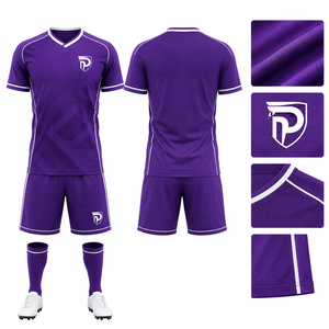 Uniforme de Fútbol Dumela International para Hombre, Jersey Deportivo de Verano, Manga Corta, Color Sólido, Secado Rápido, Transpirable, Cómodo, Poliéster - Product Image 3