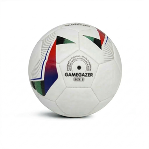 Balón de Fútbol Cosido a Mano GAMEGAZER, Talla 5, Peso 400-440G, Circunferencia 680-700MM, 32 Paneles, Texturizado, Tradicional y Duradero - Product Image 1