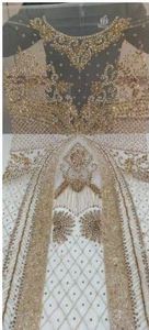 Paneles de Tela Bordada de Lujo para Novias, Material Elegante para Vestidos con Bordado a Mano, Colección Étnica, Conjunto de Paneles Bordados - Product Image 5