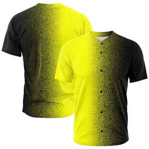 Men Breathable Shirt Fashion <b>Baseball</b> Jersey With Digital Short Sleeve Men Jersey OEM Custom Serviced - Product Image 2