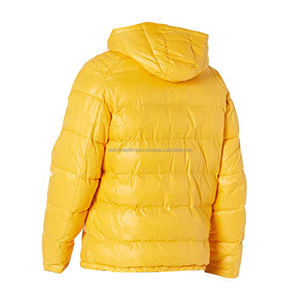 Hot Sale Premium New Design Custom Bubble <b>Hoodie</b> Winter Keep Warm Padded Jacket Plain Men Puffer Jacket - Product Image 4