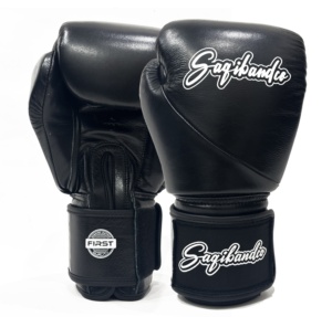 Guantes de Boxeo Tailandés Taihechangsheng SC 9990 de 8oz, 10oz, 12oz y 16oz, Impermeables, de Cuero Vacuno, con Cierre de Gancho y Bucle - Product Image 1