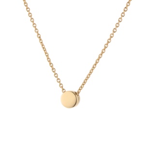 Collier en argent plaqué or, ensemble de bijoux, ras du cou, cercle rond, pour femmes, 925 - Product Image 5