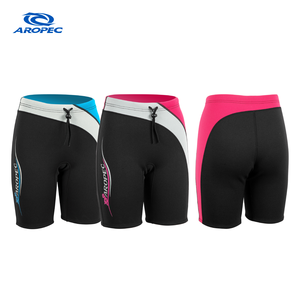 Pantalones Cortos de Neopreno Aropec de 2 mm, Pantalones de Traje de Buceo con Bloques de Color, Cierre de Hebilla Externa, Costuras Planas para Surf y Buceo, OEM/ODM - Product Image 1