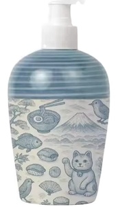 Distributeur de savon liquide en céramique simple et personnalisé avec impression sur mesure - Product Image 2