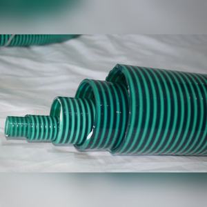 pvc suction hose pipe green flexible plastic industrial <b>waste</b> water delivery tube durable bend non toxic round 3 inch <b>pump</b> tubin - Product Image 3