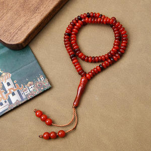 Al por mayor, a granel, hechas a mano, de primera calidad, cuentas de oración islámicas de cuerno de búfalo, con tacto real, imitación antigua, talladas, artesanía natural - Product Image 4