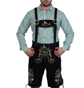 Traje Tradicional Bávaro de Cuero Premium para Hombre, Lederhosen para Oktoberfest - Product Image 6
