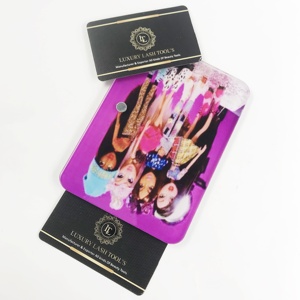 Custom Made Acrylic Lash Plate BRATZ Girls Private Label Sustainable Lash <b>Tile</b> With <b>Magnet</b> Eyelash Tool High Demand Design <b>Tile</b> - Product Image 5
