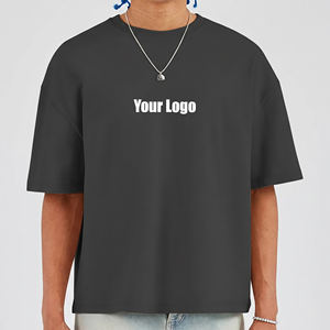 Camiseta de gimnasio con cuello redondo y hombros caídos, de color sólido, hecha a medida para hombre, estilo hip hop de lujo, transpirable. - Product Image 4