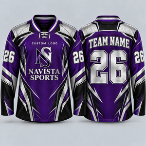 Jersey de hockey sobre hielo personalizado para jóvenes, jersey de hockey sobre hielo sublimado barato para equipos personalizados - Product Image 6