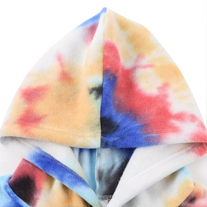 Nouvel Arrivage – Sweats à Capuche Tie-Dye pour Hommes, Faible MOQ, Manches Longues, Thermiques - Product Image 3