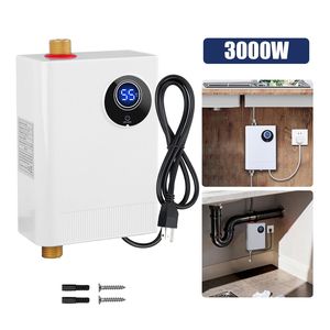 Calentador de Agua Instantáneo sin Tanque de 3000W con Calentamiento Rápido, Eléctrico, con Temperatura Ajustable en °C/°F, Pantalla LCD, Resistente al Agua IPX4 - Product Image 1