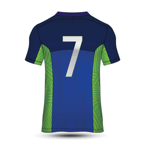 Ropa Deportiva Personalizada, Camisetas de Rugby para Hombre, Impresión por Transferencia de Calor OEM, Transpirables, Sin Mangas, para Todas las Temporadas, Camiseta de Fútbol con Estampado Personalizado - Product Image 2