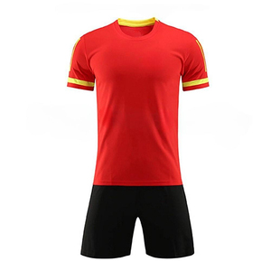 Competitive Price Soccer Shorts & Short Sleeve Jersey Shirts OEM ODM Service Acceptable Soccer Football Training Uniforms Sets - Product Image 1