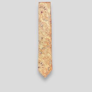 Corbata de seda de Cachemira de melocotón para hombre elegante accesorio - Product Image 2