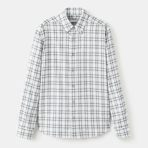 เสื้อเชิ้ตผ้าแฟลนเนลลายสก็อตเนื้อนุ่ม ดีไซน์คลาสสิกติดกระดุมด้านหน้า สไตล์ลำลองทันสมัยสำหรับใส่ทุกวัน - Product Image 1