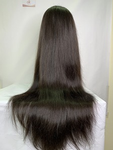 Oferta de Fin de Año: Peluca de Cabello Humano Vietnamita 100% Natural con Cierre, Impresionante Base de Encaje HD Liso Rubio - Product Image 4