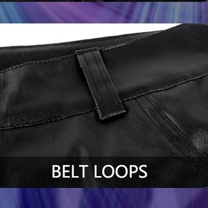 Shorts en cuir imprimé vache de qualité supérieure pour hommes, en fausse fourrure, style streetwear personnalisé, vente en gros - Product Image 2