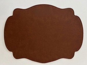 Wholesale Genuine Leather <b>Table</b> <b>Mat</b> Heat Resistant Luxury Placemats Custom Logo Waterproof Dining <b>Mats</b> LPM-0004B - Product Image 4
