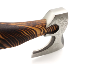 Premium Hand Forged Tomahawk <b>Axe</b> Carbon Steel Ash <b>Wood</b> Handle Outdoor Survival Camping Hatchet Custom OEM Factory - Product Image 4