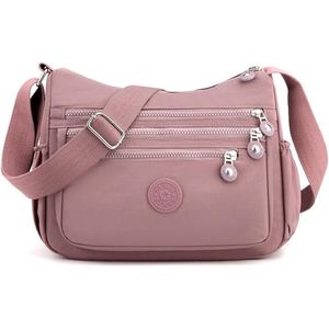 Borsa a Tracolla Impermeabile in Nylon per Donna con Cinturino Regolabile e Tasche Pratiche - Product Image 1