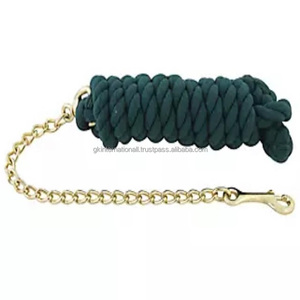 Corde de plomb et licou d'entraînement d'équitation PP ensemble corde de traction de cheval de 16mm d'épaisseur plusieurs options de couleur disponibles - Product Image 6