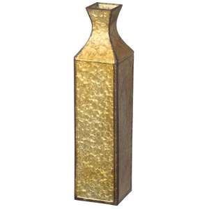 Florero de Lujo para Piso, Maceta Decorativa para Plantas Artificiales, Florero Dorado, Artículos para Eventos de Boda, Artículos de Decoración para el Hogar - Product Image 1