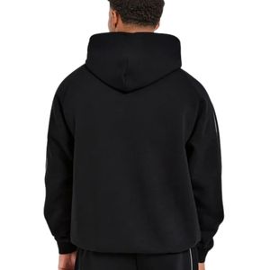 Mens Black Hoodie Tracksuit <b>Set</b> <b>Matching</b> Sweatpants <b>Jogger</b> Pants Two Piece Casual Sportswear Streetwear Pullover Hooded Sweat - Product Image 4