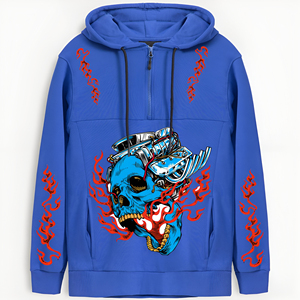 Hot Sale Winter <b>Men's</b> Hoodies Custom Digital Printing Fleece Sweatshirt High Quality Breathable Quick Dry - Product Image 5
