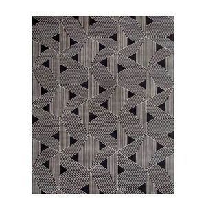 Alfombra Moderna Geométrica Rectangular de Lana y Acrílico, Tejido Plano, Antideslizante con Base de Goma, para Pasillo, a Precio Económico - Product Image 1