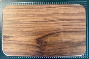 Handcrafted <b>Black</b> Acacia Wood Chopping Board Solid Kitchen Cutting Board Charcuterie Board Cum <b>Serving</b> <b>Tray</b> For Kitchen - Product Image 4