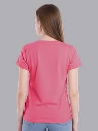 T-shirt col rond tendance pour femme, léger, en coton, basique, coupe classique, pour tous les jours - Product Image 3